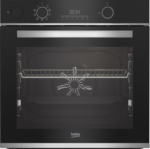 Beko b300 BBIS13300XMPE forno 72 L 2700 W A+ Nero, Acciaio inossidabile