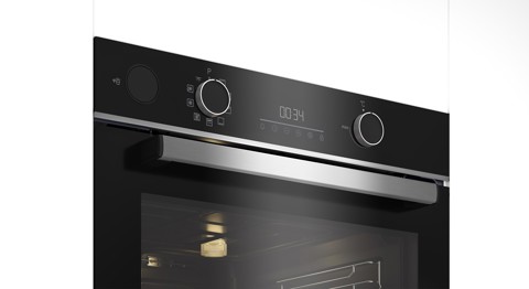 Beko b300 BBIS13300XMPE forno 72 L 2700 W A+ Nero, Acciaio inossidabile