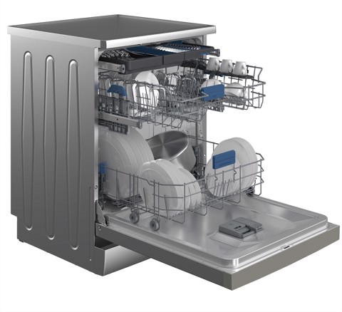 Beko b300 BDFN26550XP: Lavastoviglie a Libera Installazione, Classe B, 60 cm, 15 Coperti