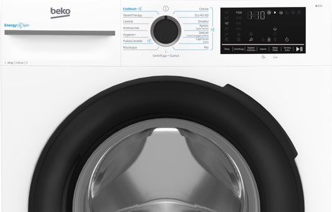 Beko b300 BMW10149DB: Lavatrice 10kg, classe A-30%, 1400giri,VApore