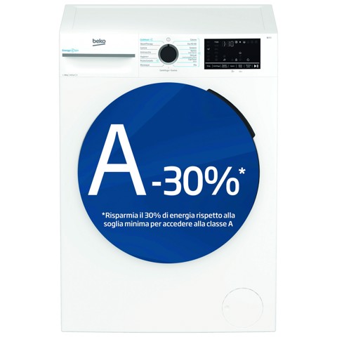 Beko b300 BMW10149DB: Lavatrice 10kg, classe A-30%, 1400giri,VApore