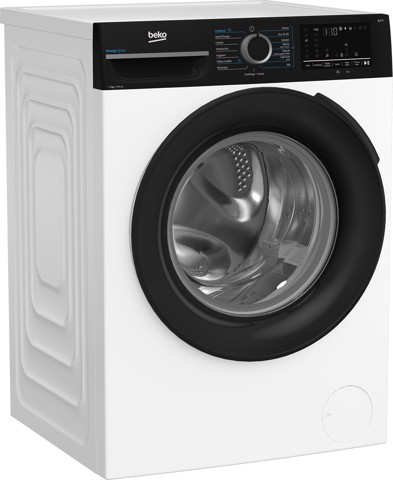 Beko b300 BMWG9149DB lavatrice Caricamento frontale 9 kg 1351 Giri/min Nero, Bianco