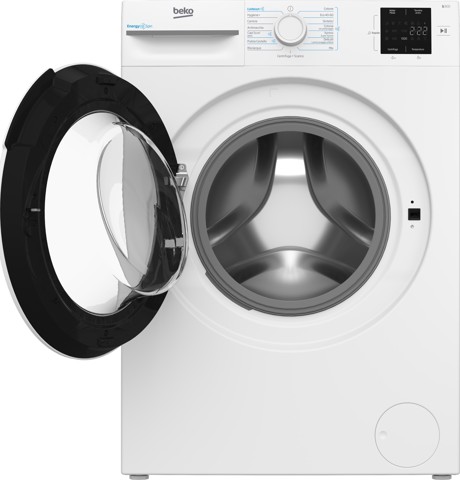Beko b300 BMWRU3821W Lavatrice 8kg, Classe A, 1200giri, colore bianco, tecnologia EnergySpin™, cassetto detersivo autopulente