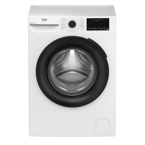 Beko b300 BMWT31241A: Lavatrice 12kg, Classe A, 1400giri, linea estetica NX, motore ProSmart Inverter, Display Touch, oblò nero, tecnologia EnergySpin™, tecnologia a vapore SteamCure™