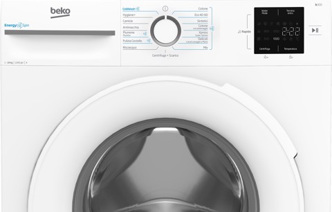 Beko b300 BMWU31021W: Lavatrice EnergySpin 10kg, Classe A, 1200giri