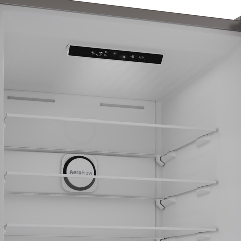 Beko B3RCNE564HDXB frigorifero con congelatore Libera installazione 490 L E Metallico