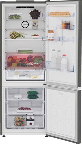 Beko B3RCNE564HDXB Libera installazione 490 L E Grigio