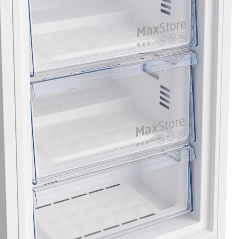 Beko B3RFNE274W: Congelatore Verticale, Total No-Frost, 220 L, 59.5 cm