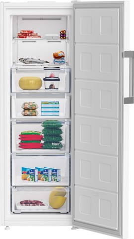 Beko B3RFNE294W congelatore Congelatore verticale Libera installazione 260 L E Bianco