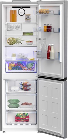 Beko B5RCNE365HXB frigorifero con congelatore Libera installazione 316 L D Metallico
