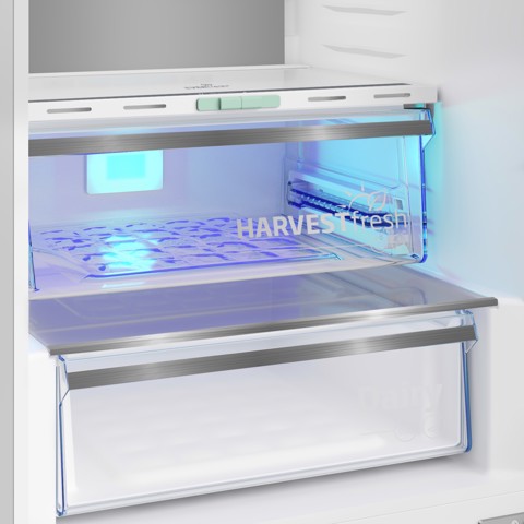 Beko B5RCNE406LXBRW frigorifero con congelatore Libera installazione 355 L C Nero, Acciaio inossidabile