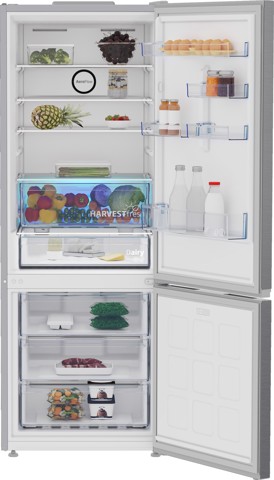 Beko B5RCNE565HXP frigorifero MAXI con congelatore Libera installazione 490 L D Stainless steel