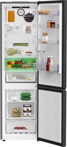 Beko B7RCNE407HXBR: Frigorifero Combinato Beyond, Total No-Frost, 59.5 cm