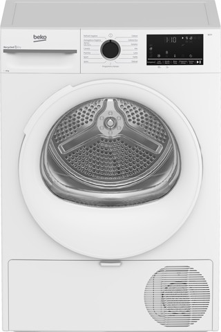 Beko BMT104EW 10kg, Classe C, Linea Estetica NX, motore inverter, Display digitale, colore Bianco, oblò Bianco