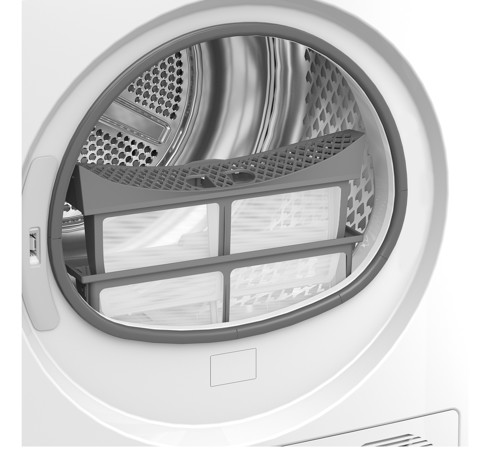 Beko BMT104EW 10kg, Classe C, Linea Estetica NX, motore inverter, Display digitale, colore Bianco, oblò Bianco