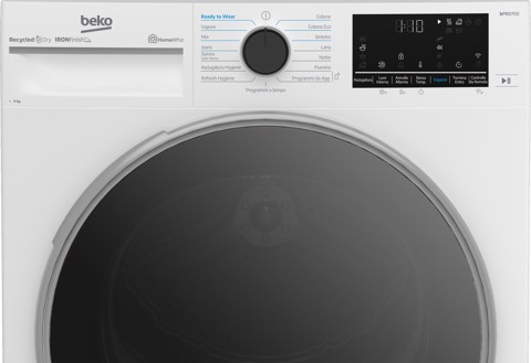Beko BT96DBS: Asciugatrice 9kg, Classe A a Pompa di Calore