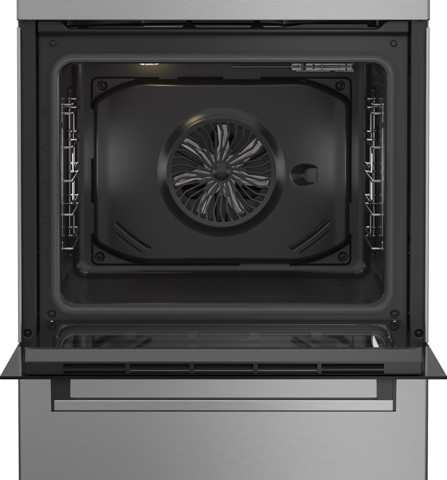 Beko FBE69100X cucina libera installazione inox, 60x60cm, piano induzione,forno elettrico ventilato, 72Lt, classe A