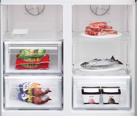 Beko GN1416240XPN frigorifero side-by-side Libera installazione 572 L E Acciaio inossidabile