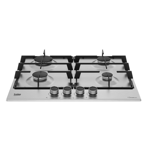 Beko HIAG64223SXE: Piano a Gas con PractiClean, 4 Bruciatori, 60 cm