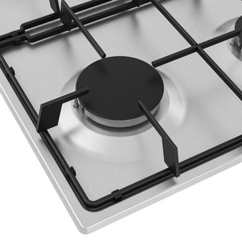 Beko HIAG64223SXE piano cottura Acciaio inossidabile Da incasso 60 cm Gas 4 Fornello(i)