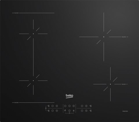 Beko HII64200SFMT: Piano a Induzione, 4 Zone con 1 Sezione IndyFlex, 60 cm