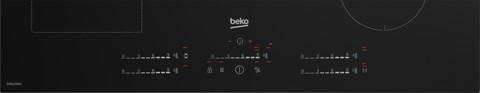 Beko HII85720UFT piano cottura Nero Da incasso 80 cm Piano cottura a induzione 5 Fornello(i)