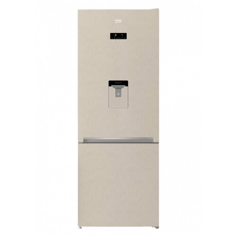Beko RCNE560E40DBN frigorifero colore Sabbia  con congelatore Libera installazione 497 L E 
