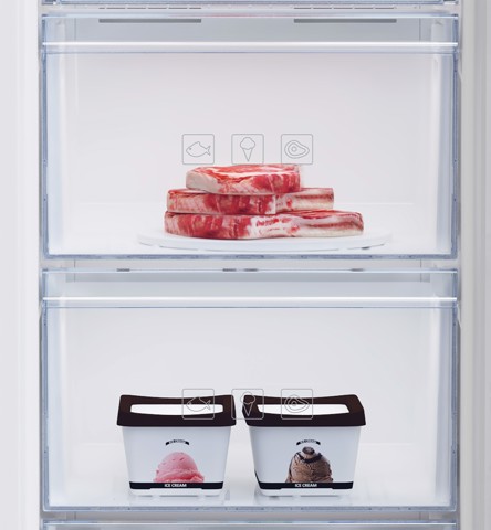 Beko RFNM200T40WN Congelatore verticale Libera installazione 177 L E Bianco