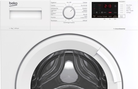 Beko WUX71032WI-IT lavatrice Caricamento frontale 7 kg 1000 Giri/min Bianco