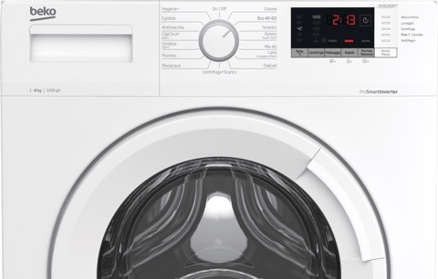 Beko WUX81282WI/IT lavatrice Caricamento frontale 8 kg 1200 Giri/min A Bianco