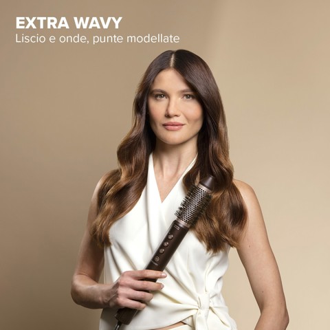 Bellissima Prodigy, modellatore ad aria calda, styler, tecnologia Ion-Ceramic, tecnologia Coanda, motore digitale, controllo del calore, filtro autopulente, 3 temperature, 1200 W, 6 accessori