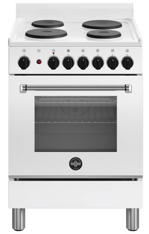 Bertazzoni La Germania Americana AMN6604SBV/24 cucina Elettrico Piastra sigillata Bianco