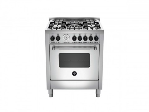 Bertazzoni La Germania Americana AMN765GXT cucina Elettrico/Gas Gas Acciaio inox