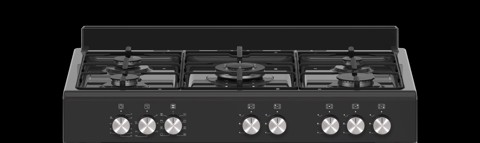 Bertazzoni La Germania Americana SE965EX24 Cucina Elettrico Gas Nero