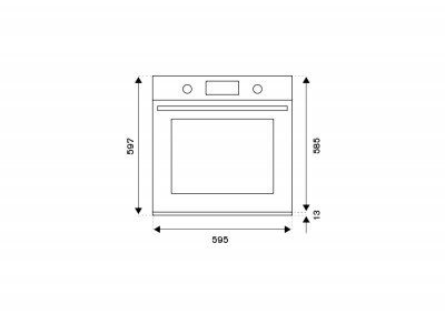 Bertazzoni La Germania F605LAGEKGS forno 76 L Acciaio inox