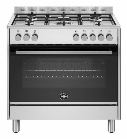 Bertazzoni La Germania Futura FTR965EXV/24 cucina Elettrico Gas Nero, Acciaio inox