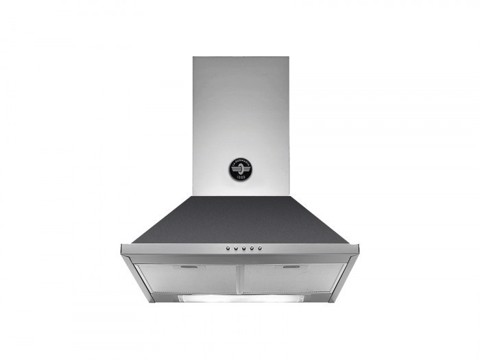 Bertazzoni La Germania KPL60PLAG1NEA cappa aspirante Cappa aspirante a parete Nero 600 m³/h