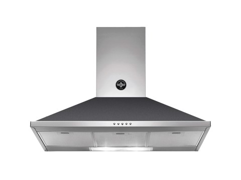 Bertazzoni La Germania KPL90PLAG1NEA cappa aspirante Cappa aspirante a parete Nero 600 m³/h