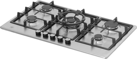 Bertazzoni La Germania P905CLAGXV piano cottura Acciaio inox Da incasso 90 cm Gas 5 Fornello(i)
