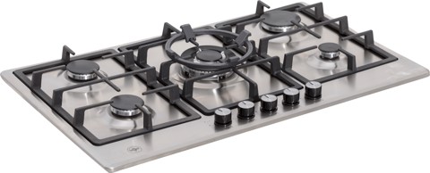 Bertazzoni La Germania P905CLAGXV piano cottura Acciaio inox Da incasso 90 cm Gas 5 Fornello(i)