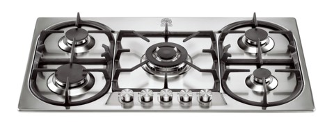 Bertazzoni La Germania P910 1 D9 X piano cottura Acciaio inossidabile Da incasso Gas 5 Fornello(i)
