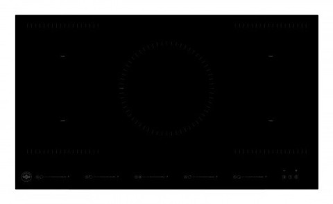 Bertazzoni La Germania PLG95I2M30NC piano cottura Nero Da incasso 90 cm Piano cottura a induzione 5 Fornello(i)