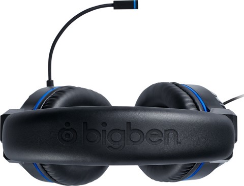 Bigben Interactive PS4OFHEADSETV3 cuffia e auricolare Cablato A Padiglione Gaming Nero, Blu