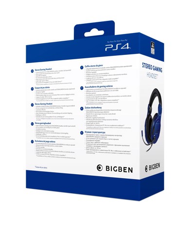 Bigben Interactive PS4OFHEADSETV3G Auricolare Cablato A Padiglione Gaming Blu