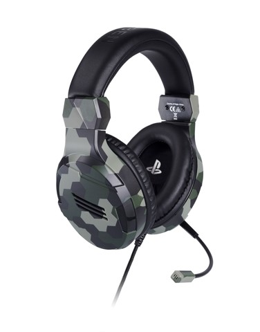 Bigben Interactive PS4OFHEADSETV3G cuffia e auricolare Cablato A Padiglione Gaming Mimetico