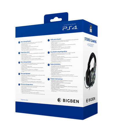 Bigben Interactive PS4OFHEADSETV3G cuffia e auricolare Padiglione auricolare Connettore 3.5 mm Mimetico