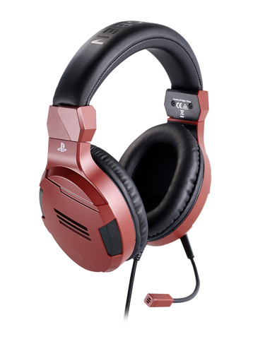 Bigben Interactive PS4OFHEADSETV3R cuffia e auricolare Padiglione auricolare Connettore 3.5 mm Rosso