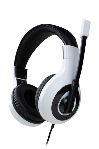 Bigben Interactive Wired Stereo Gaming Headset V1 Cuffie Cablato A Padiglione Nero, Bianco