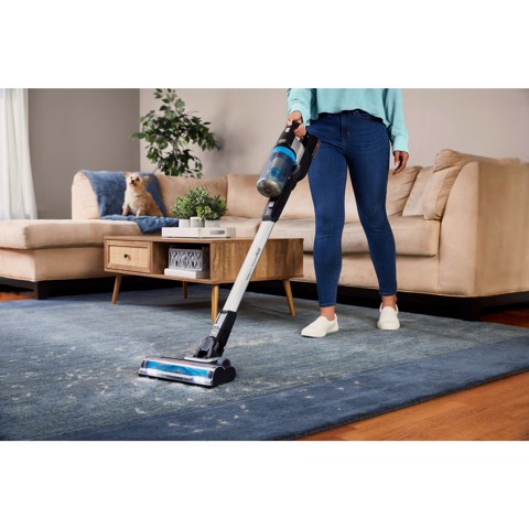 Black & Decker BHFEB520D1 aspirapolvere senza filo Nero, Trasparente, Bianco Senza sacchetto