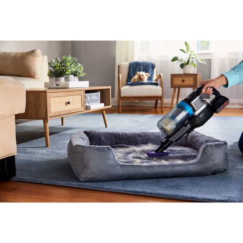 Black & Decker BHFEB520D1 aspirapolvere senza filo Nero, Trasparente, Bianco Senza sacchetto